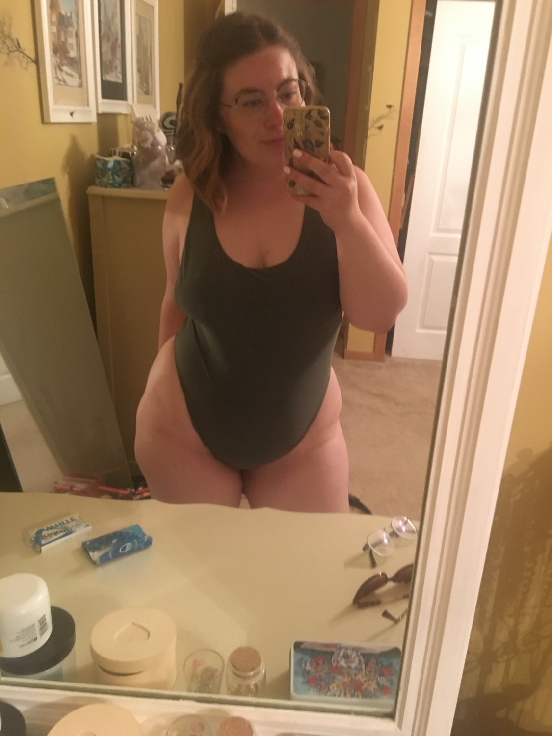 Chubby mom bod first bikini and one piece swimsuit #j3965Z8U